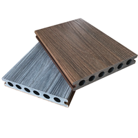 Super scratch resistant outdoor UV stable round holes hollow profile WPC co-extrusion composite deck thumbnail image