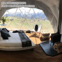 outdoor glamping dome tent igloo resort prefab house PVC waterproof for resort thumbnail image