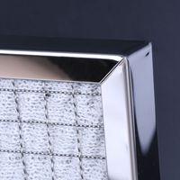 Screen diamond mesh perforated plate Glass fiber and stainless steel mixed knitting mesh/pp/silk cot thumbnail image