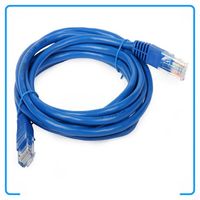Cat5e Cat6 Blue Ethernet Network Cable Patch Cord thumbnail image
