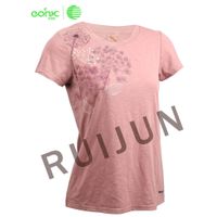 Ruijun Women's Quick Dry100% Polyester Lightweight Fitness Sports Yoga Gym Jogger Slim Summer T-Shir thumbnail image