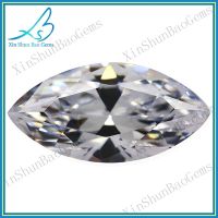 Alibaba Wholesale 2*4mm~6*12mm Marquise Cut White Cubic Zircon thumbnail image