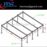 Heavy duty giant flat roof system 36x36x12m thumbnail image