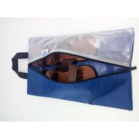 Low MOQ Waterproof PVC Shoe bag Zippered Bag for travel clear shoes organizer thumbnail image