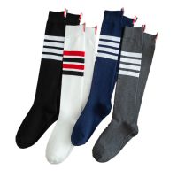 Cotton net red socks Japanese and Korean college style knee-length calf socks trendy left and right thumbnail image