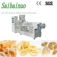 2D 3D Potato Snack Pellet Fryums Food Processing Line Bugles Chips Making Machine thumbnail image