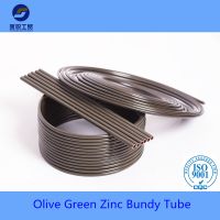 double wall olive green coated bundy pipe for auto brake system thumbnail image