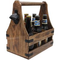 6-Pack Beer Carrier with Metal Bottle Opener thumbnail image