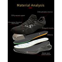young fashion flywoven mesh upper safety shoes 903 thumbnail image