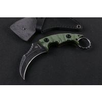 Knife Quality  Fixed Blade Green G10 Handle  Tactical knife thumbnail image