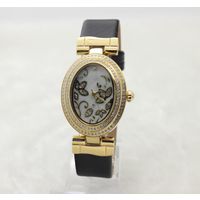 Wholesale Fashion Style Bracelet Watch With Rhinestones For Women Silver And Copper Tone thumbnail image