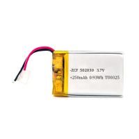 KC Certificated 502030 3.7V 250mAh Li-ion Polymer Battery Cell Rechargeable Lithium ion Battery Pack thumbnail image