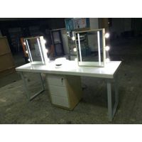 cosmetic experience table, makeup stand with mirror, cosmetic tester bar thumbnail image