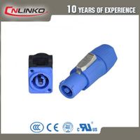 China manufacturer 3 pole powercon cable connector thumbnail image