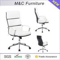 M&C heavy duty executive ergonomic office chair leather modern thumbnail image