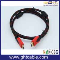 High Quality HDMI Cable 24k Gold Plated with Nylon Braiding 1.4V (D002) thumbnail image