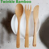 Bamboo Tableware bamboo spoon fork and knife Wholesale thumbnail image