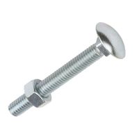 General Purpose Threaded Coach Bolts Bright Zinc-Plated M8 x 100mm (Qty 100) thumbnail image
