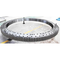 External gear Three Row Roller Slewing Bearing for Mobile Harbour cranes /Railway slewing cranes. thumbnail image