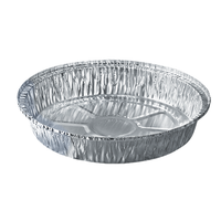 Disposable 14 inch Round Aluminum Foil pan for BBQ thumbnail image