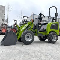 Everun Erel05 500kg Hot Sale New compact Articulated Small Wheel Boom electric battery Loader thumbnail image