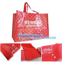 PP WOVEN SHOPPING BAGS, WOVEN BAGS, FABRIC BAGS, FOLDABLE SHOPPING BAGS, REUSABLE BAGS, PROMOTIONAL thumbnail image