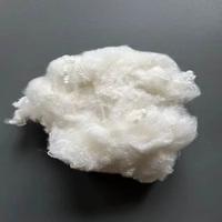 5D65mm Raw White Recycled Polyester Staple Fiber For Nonwoven Fabric thumbnail image