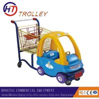 kids beauty shopping trolley cart with toy car thumbnail image