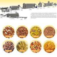 Breakfast Cereal Extruder Manufacturer Corn Flakes Making Machines thumbnail image