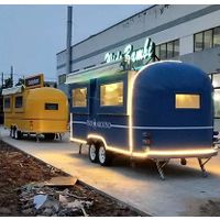 YG-TZ-66A Stainless Steel Coffee Trailer Pizza Truck Catering Food Trailers Mobile Food Truck thumbnail image