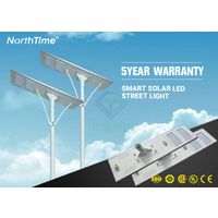 Integrated Solarworld Panel Solar Street Lights With Lithium Battery Bridgelux LED thumbnail image