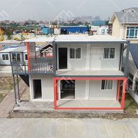 Low Cost modular homes china Units Removable House With Steel Shipping Container Frame thumbnail image