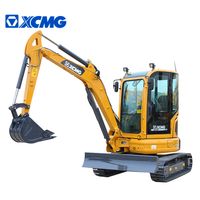 XCMG Official Mini Digger Excavator XE35U Construction Equipment 3.5Ton Chinese Mini Excavator Price thumbnail image