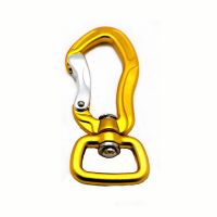 1 inch gold lightest carabiner swivel for dog leash thumbnail image