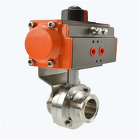 Stainless Steel Sanitary Pneumatic Butterfly Valve thumbnail image