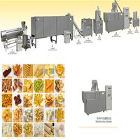 High Capacity Auto Double Screw Extruder Puffed Snacks Food Production Line (core-filling/ring/ball) thumbnail image