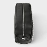 New Design Fashion Casual Black Rock Studs Make up Bag thumbnail image