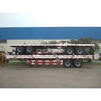 Flat Bed Semi-Trailer bogie suspension for Bad Road Condition thumbnail image