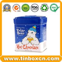 Chocolate tin box,gift tin packaging,square tin can,tin boxes thumbnail image