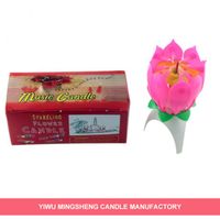 Flower music candle with 8 candles thumbnail image