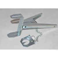 Outdoor Use Metal Galvanization Scissor Mole Control Catcher Trap with Teeth thumbnail image
