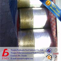 china factory  Galvanized steel pipe threaded end thumbnail image
