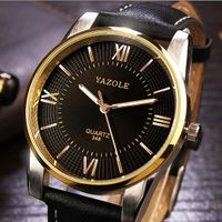 Newest brand high quality waterproof mens watches business leather watches thumbnail image