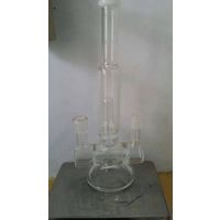 2015 Popular Water Bongs white Mouthpiece built-in inline perc two downstem diffuser Wp204 thumbnail image