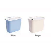 Cabinet Basket Wastebaskets, Multifuctional Hanging Trash Can Waste Bins Garbage Container with lid thumbnail image