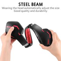 J10 LED Wired Game headset Over-ear Gaming Headphones Stereo Headset With Microphone thumbnail image