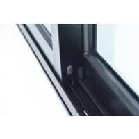 Waterproof 5mm double glazing aluminum sliding window thumbnail image
