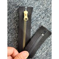 Shiny golden METALUXE VISLON zipper for sport wear,clothing,ski jacket thumbnail image