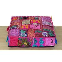 Patchwork Floor Cushion Pillow Cover /Pouf Cover thumbnail image