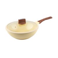 ArtRamic coating Butter-yellow wok, Upgraded ceramic coating wok thumbnail image
